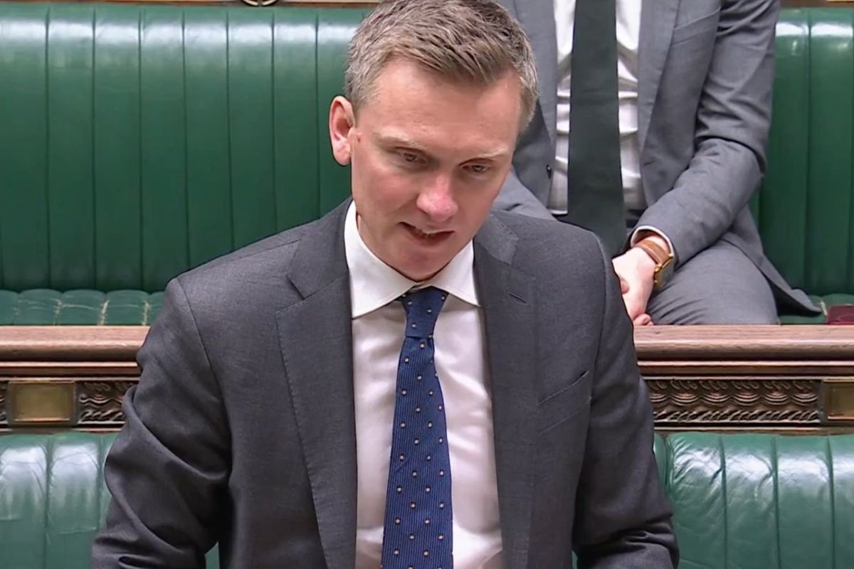 Pensions Minister Torsten Bell in House of Commons