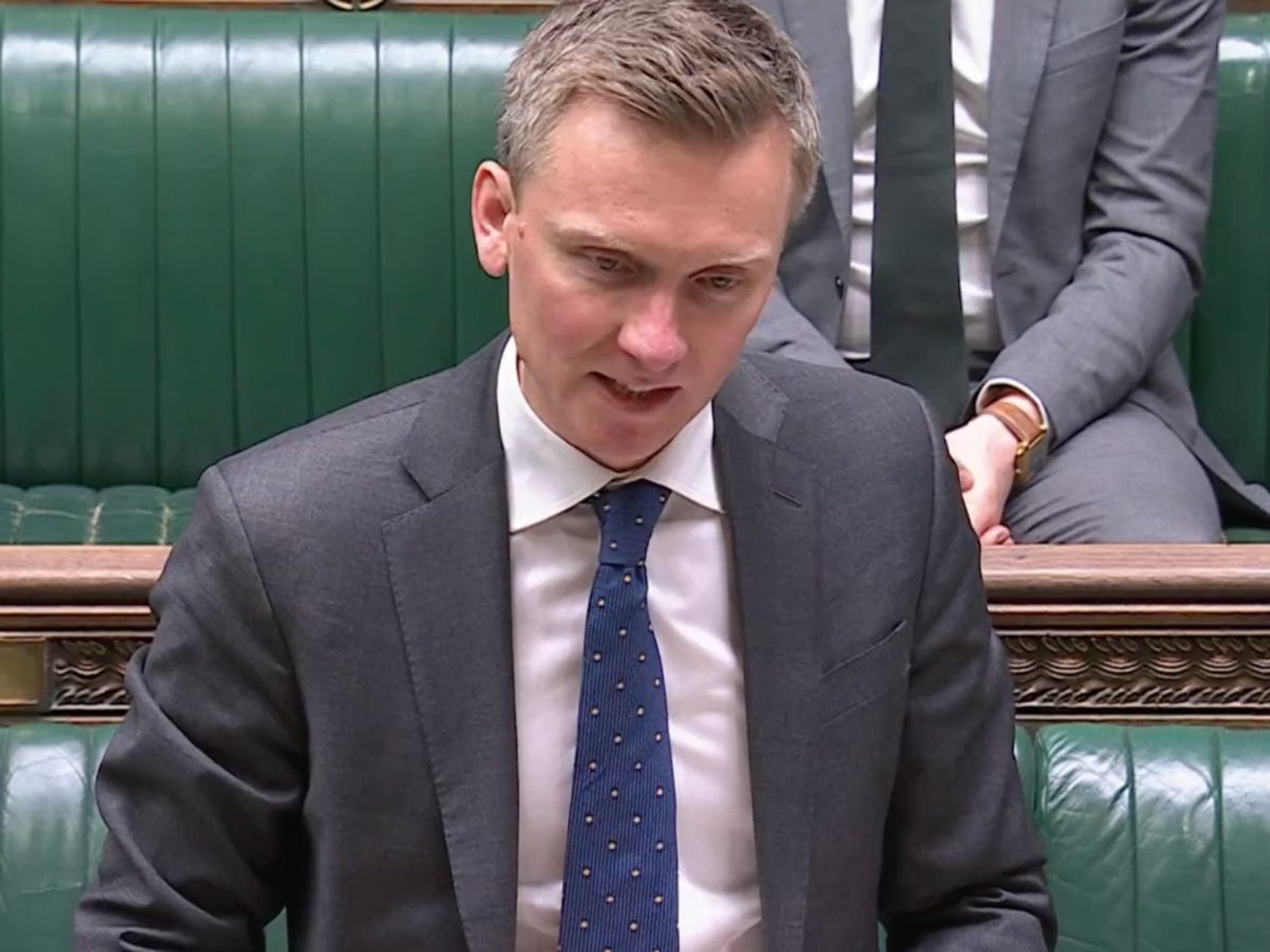 Pensions Minister Torsten Bell in House of Commons