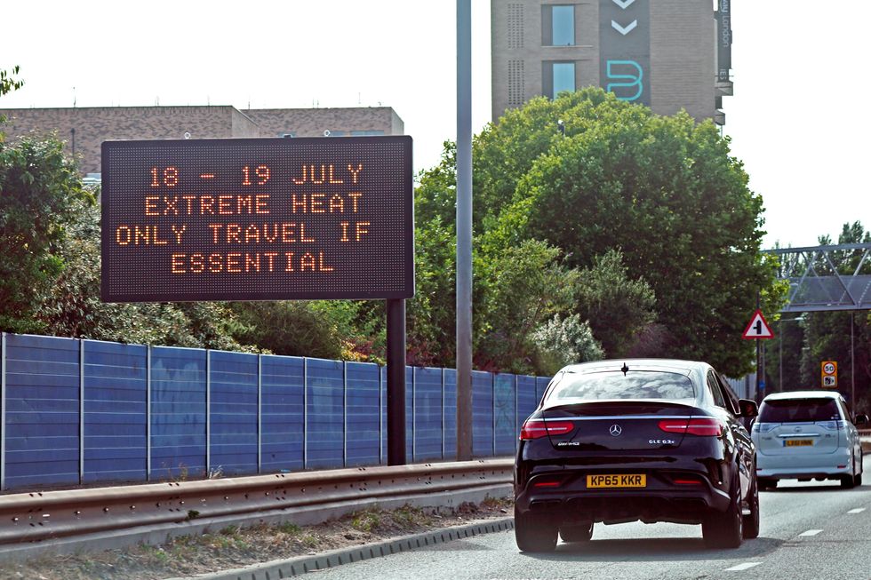 People have been warned against travelling as the UK experiences extreme temperatures.