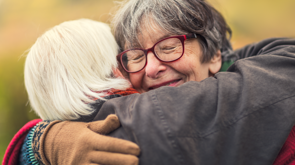 People hugging