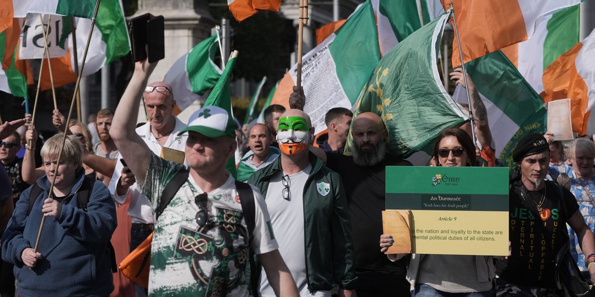 NextImg:Inside the Irish protests: Why people are demonstrating in Dublin