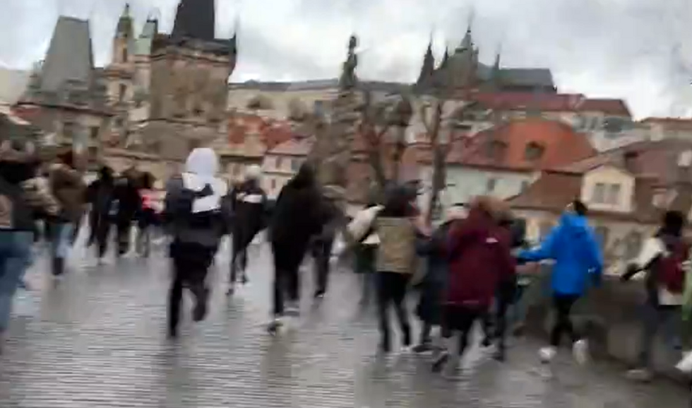 People running
