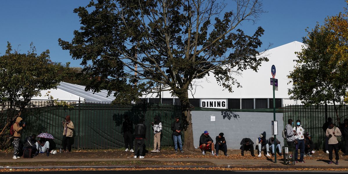 NextImg:New York taxpayers spending MILLIONS to wash migrant's dirty laundry as crisis engulfs city