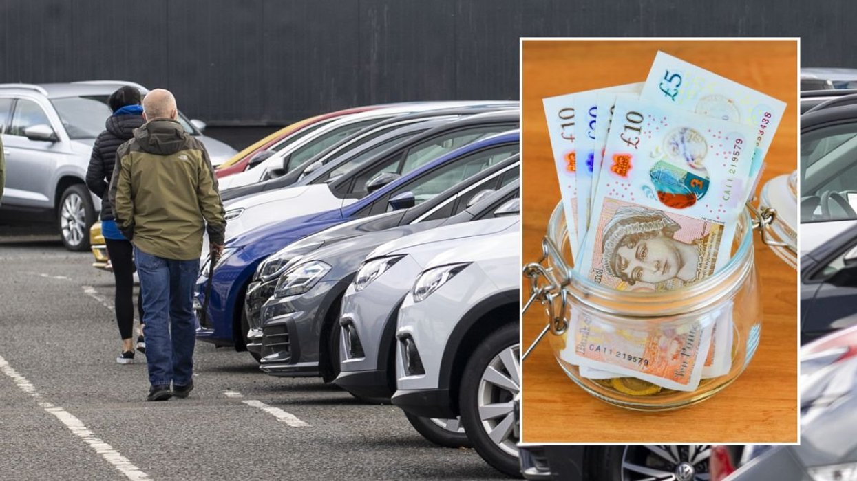 People shopping around for a new vehicle and a pot of money
