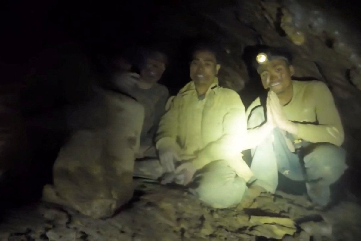 People trapped in a cave are found alive by rescue workers in Xaisomboun Province