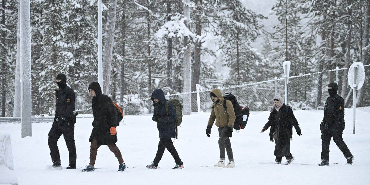 NextImg:Finland closes all but one border crossings with Russia as Putin accused of destabilising EU with migrants