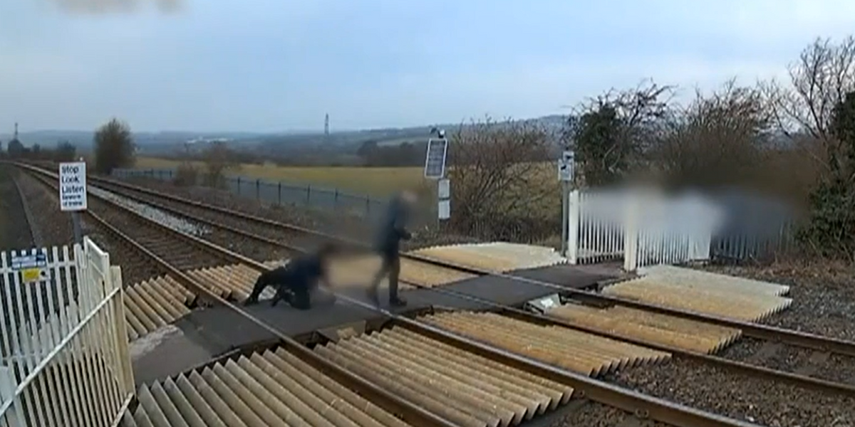 NextImg:'They're risking lives!' Train crossing SHUTS after reckless teens take selfies on tracks