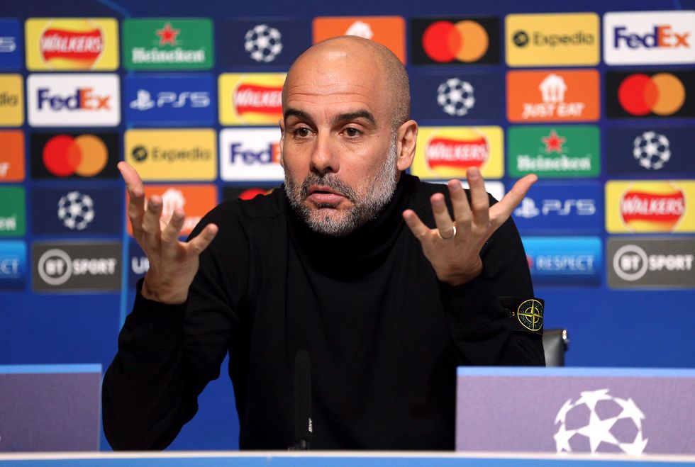Pep Guardiola addressed his lack of success in Europe with Man City