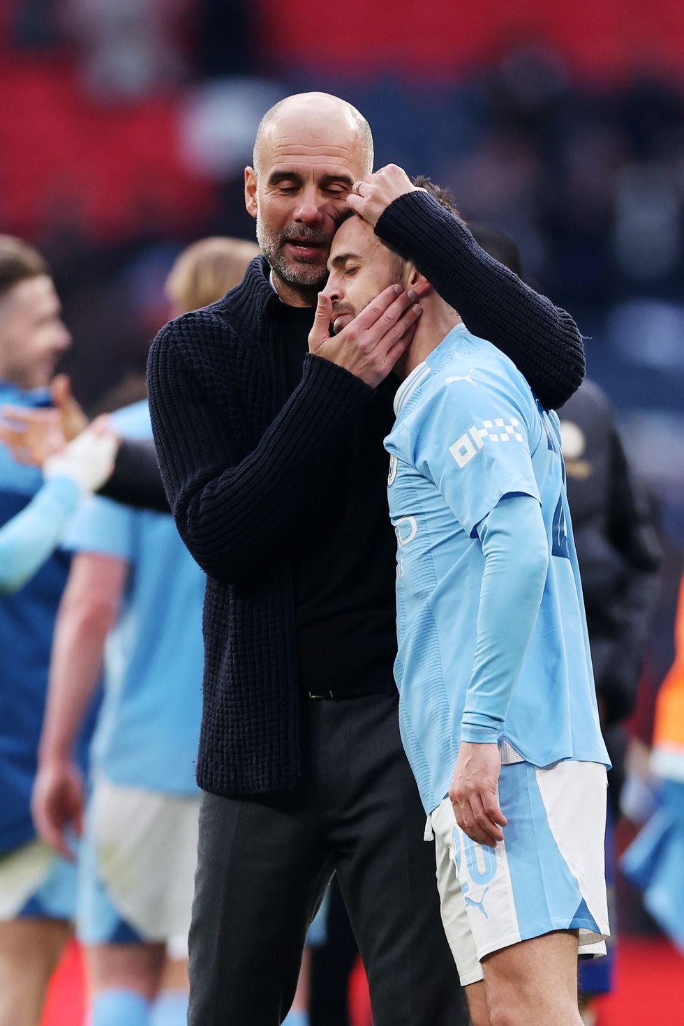 Pep Guardiola Bernardo Silva