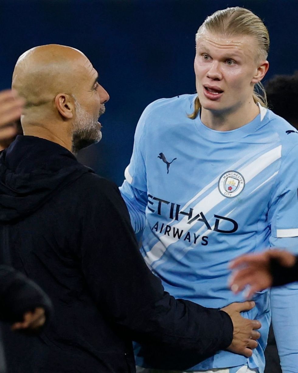 Pep Guardiola Erling Haaland
