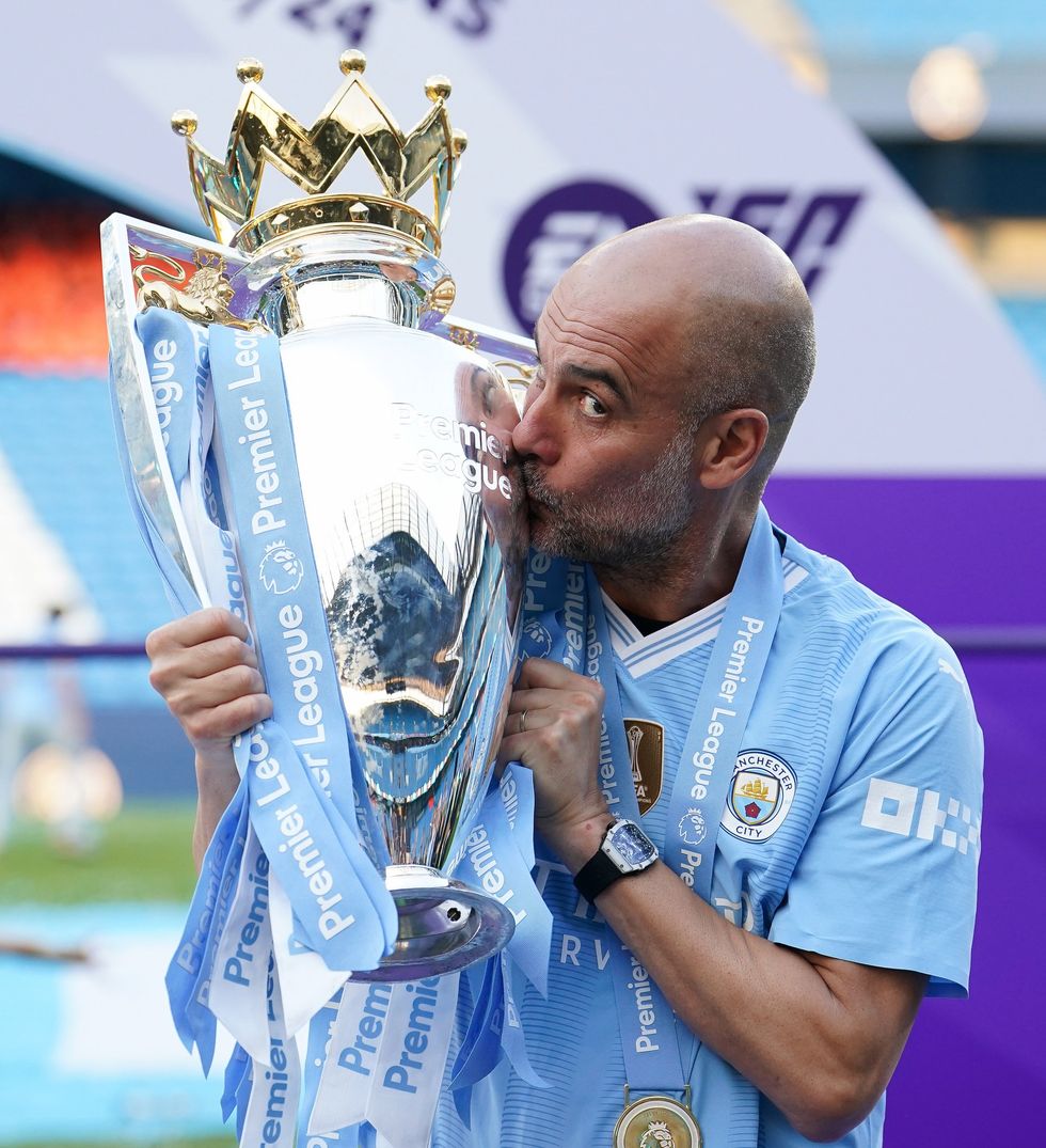 Pep Guardiola has won 17 major trophies, and 20 overall, during his time with Man City