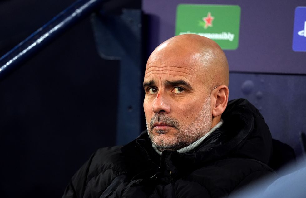 Pep Guardiola is without a win in five games