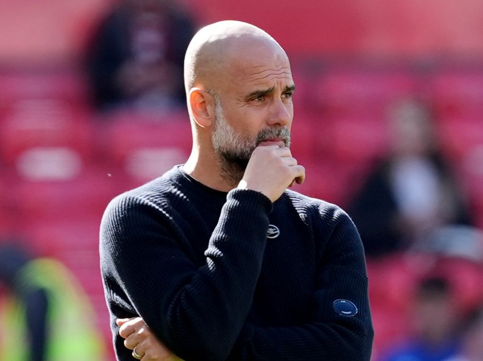Pep Guardiola Man City Man Utd