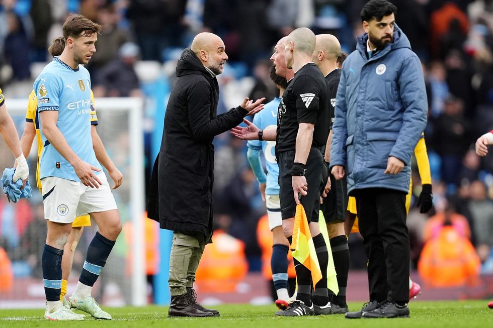 Pep Guardiola Man City