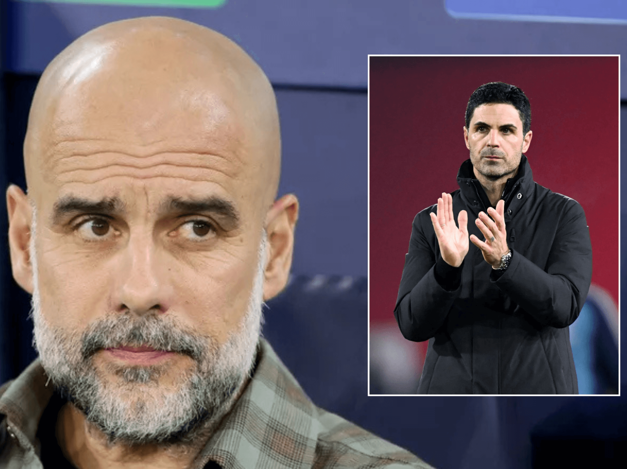 Pep Guardiola, Mikel Arteta
