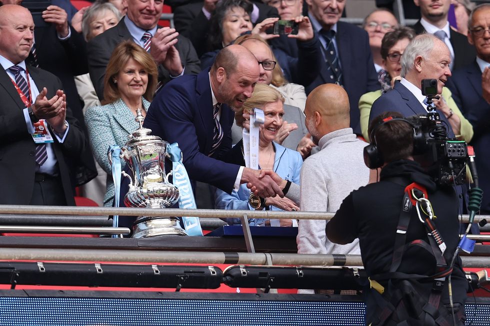 Pep Guardiola, Prince William