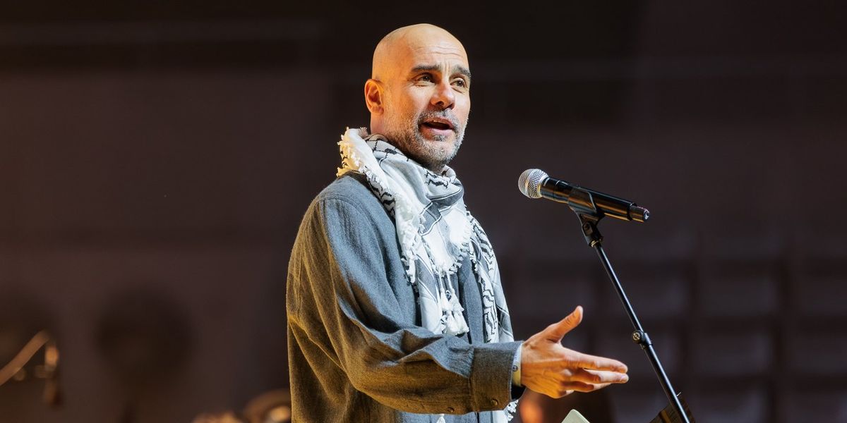Pep Guardiola risks wrath with Palestine speech after Manchester City manager accused of ‘endangering British Jews’ Pep Guardiola risks wrath with Palestine speech after Manchester City manager accused of ‘endangering British Jews’