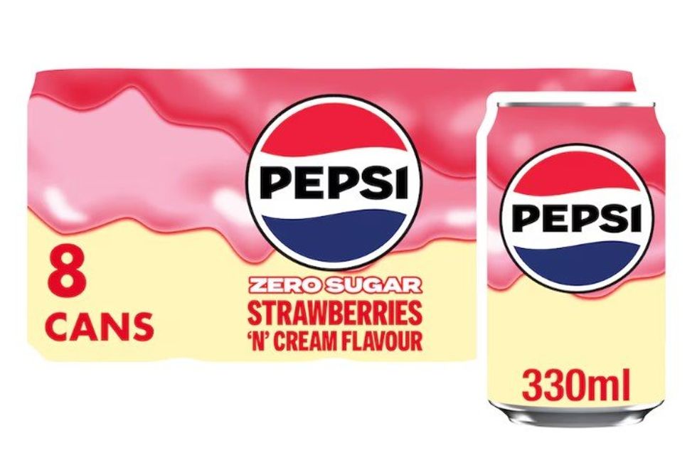 Pepsi Zero Sugar Strawberries 'n' Cream Flavour