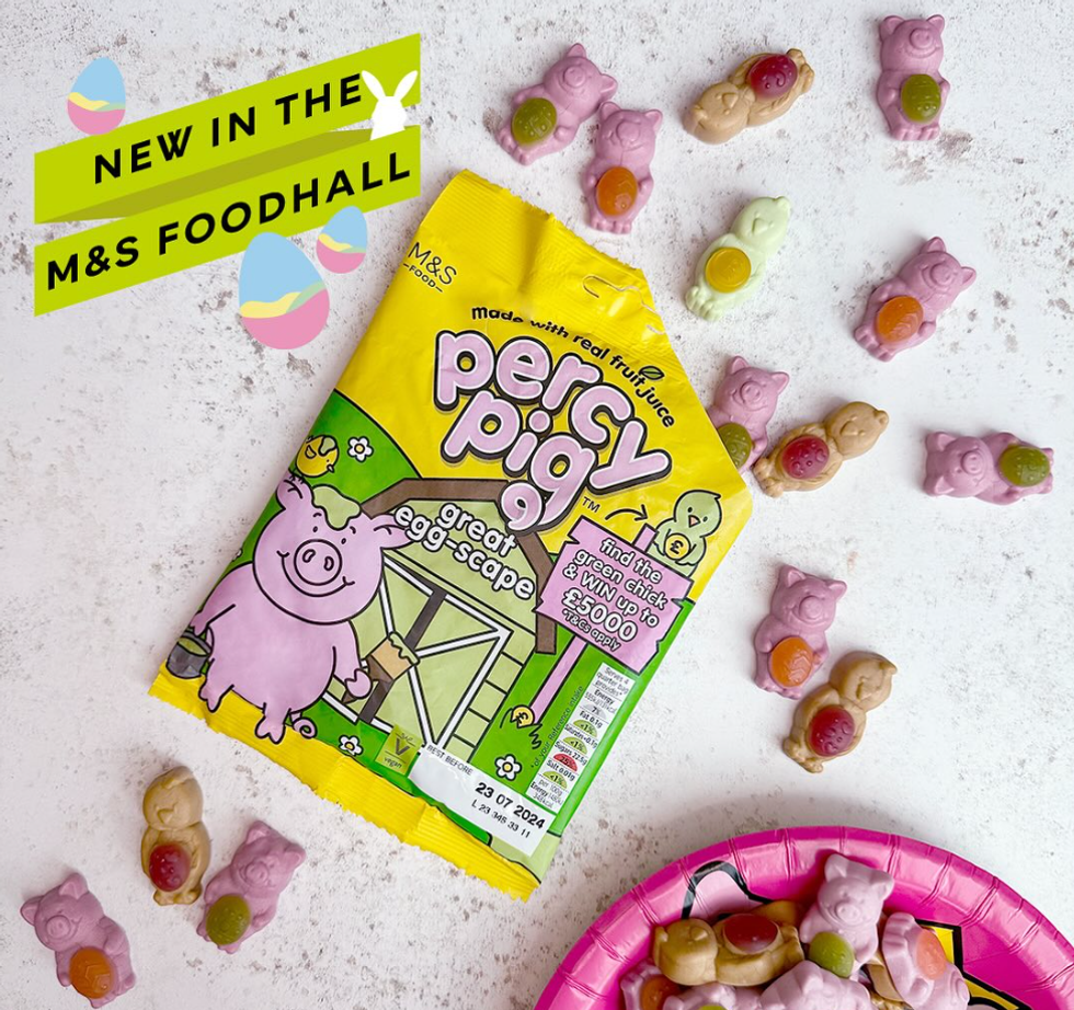 Percy Pig Great Egg-scape sweets