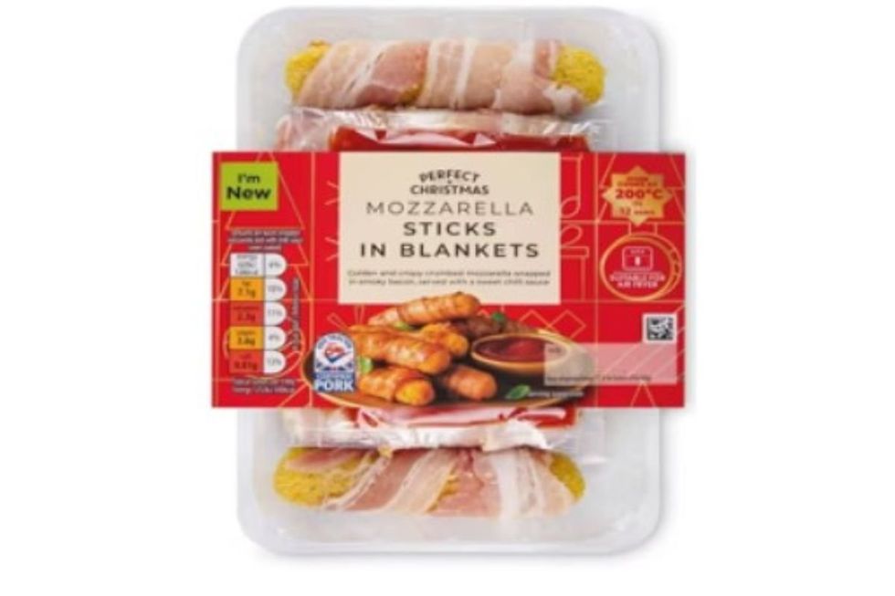 Perfect Christmas Mozzarella Sticks in Blankets