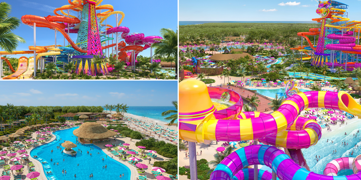 NextImg:A new island waterpark is set to launch with more than 30 rides and the tallest waterslide - exclusively for cruise guests