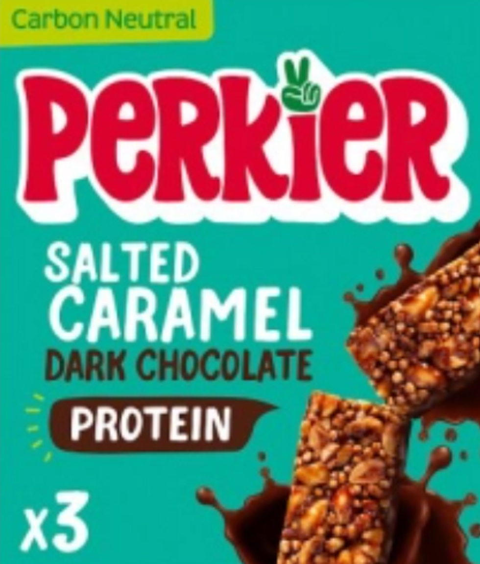 Perkier Salted Caramel Dark Chocolate Bar