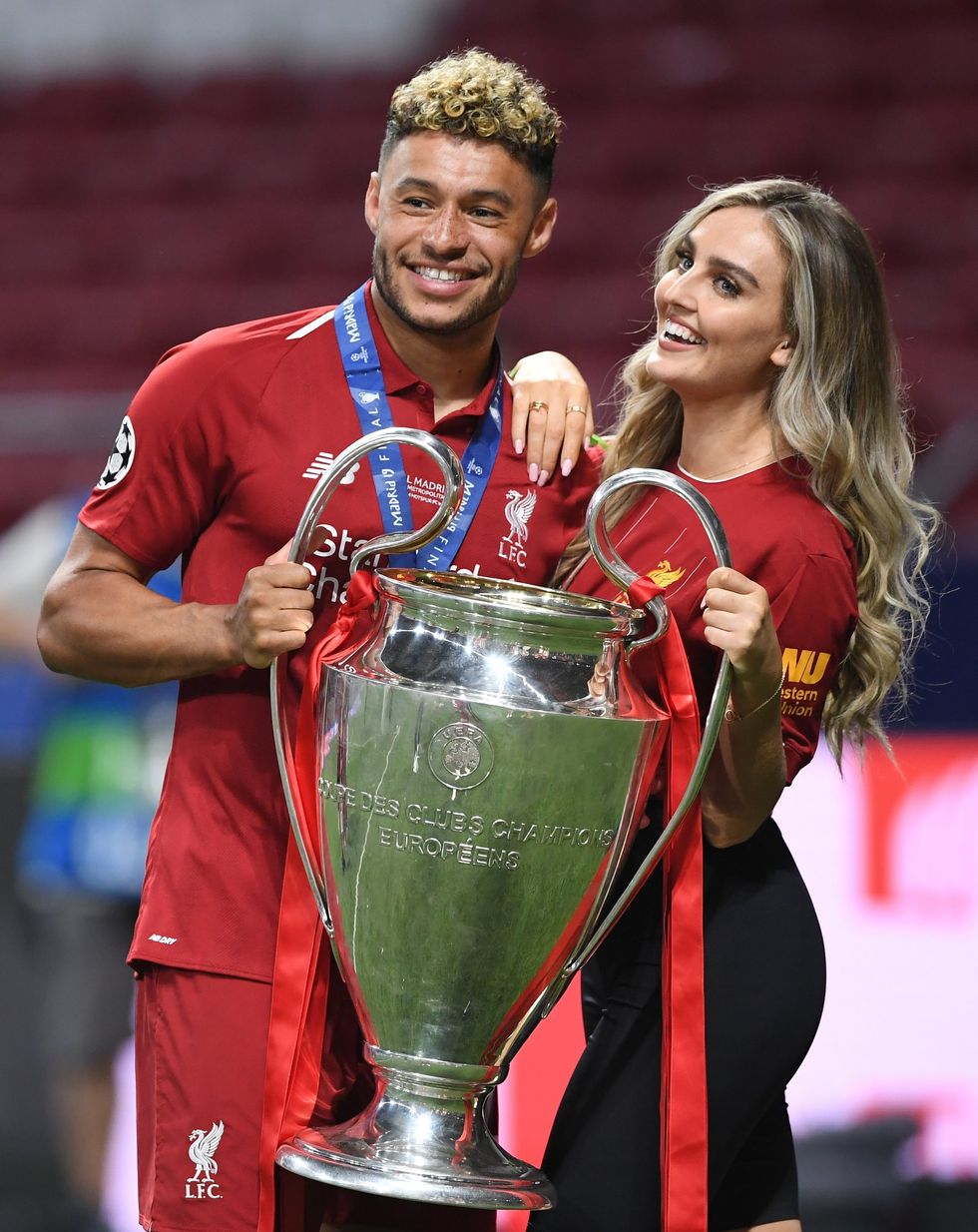 Perrie Edwards and Alex Oxlade-Chamberlain
