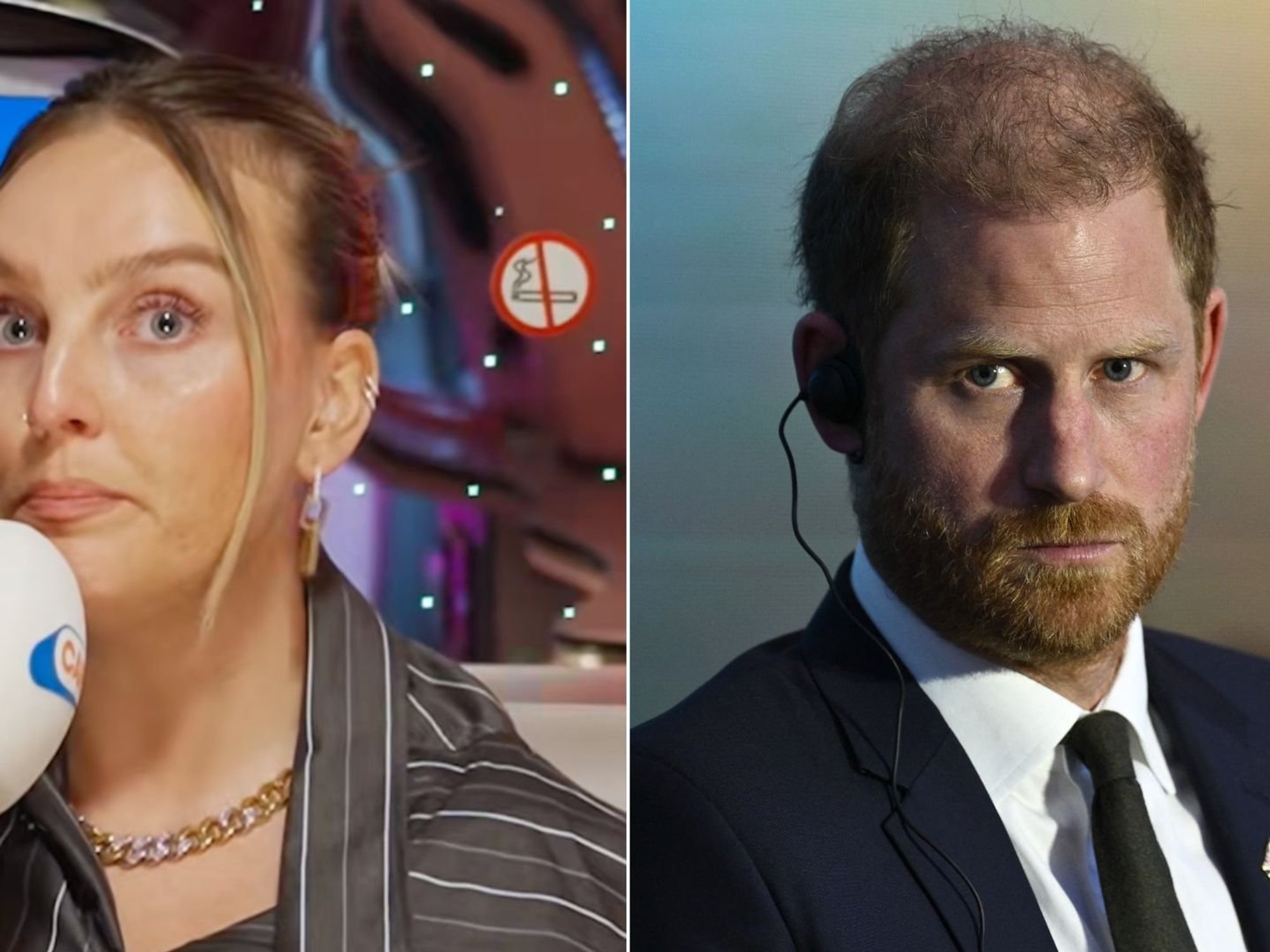 British pop star reveals bandmates tried to set her up with Prince Harry at royal event
