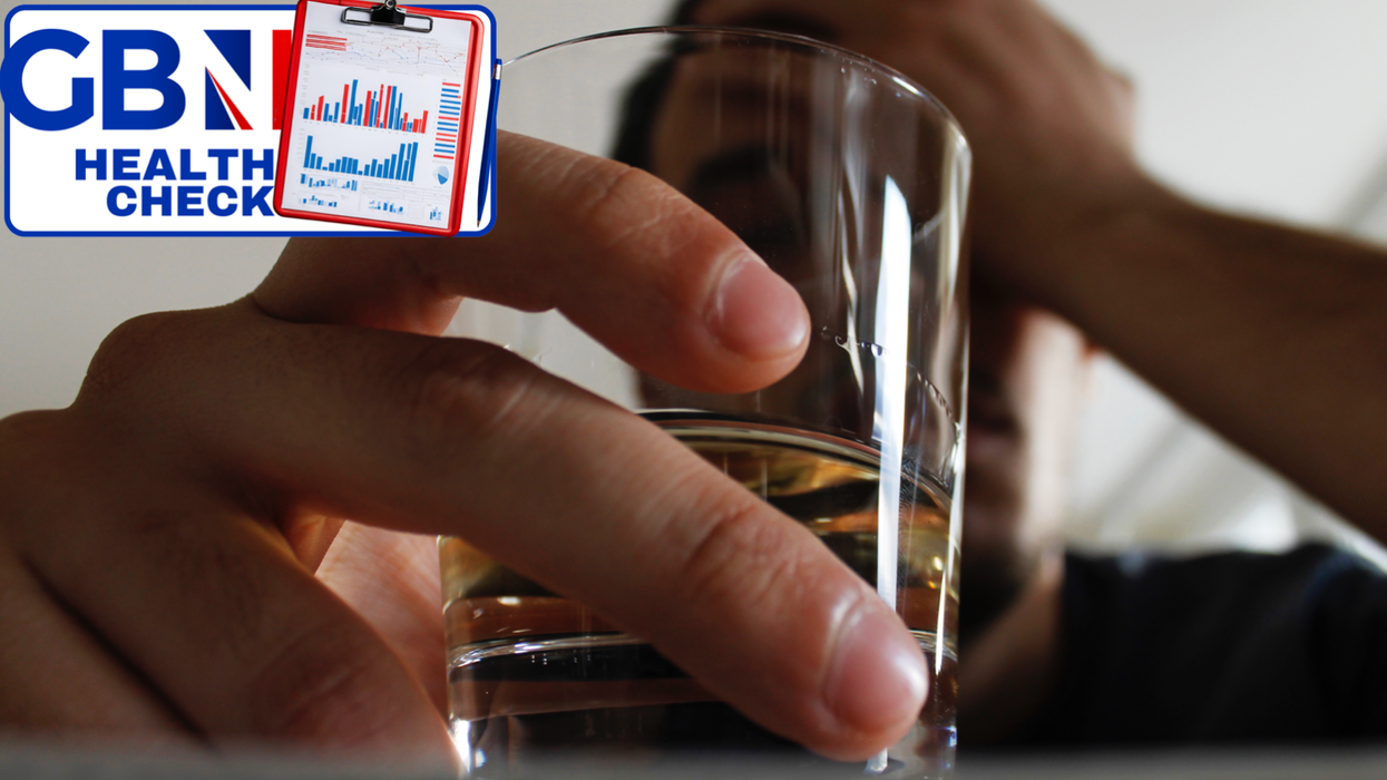 Person drinking alcohol