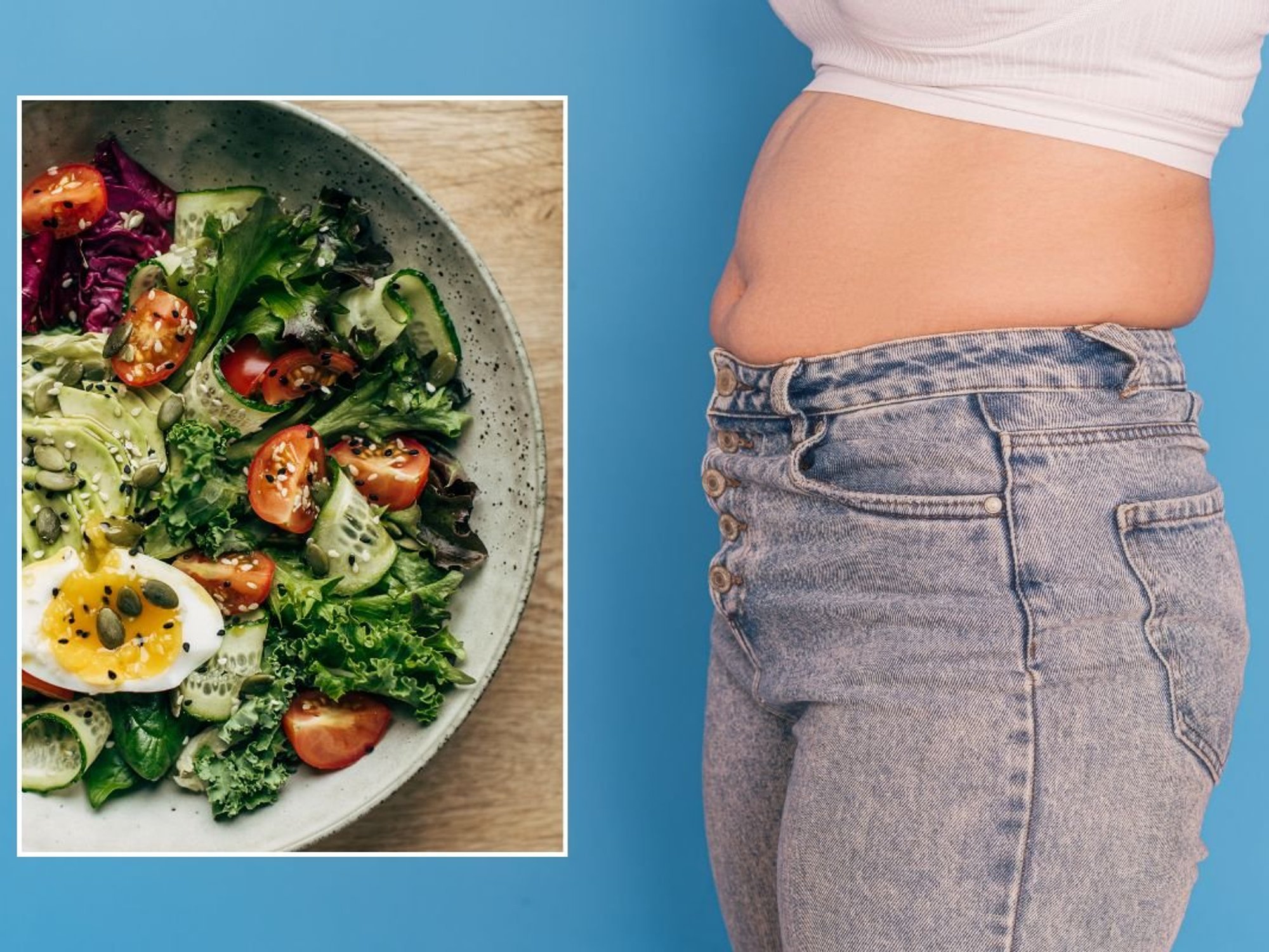 PERSON HOLDING PLATE OF SALAD