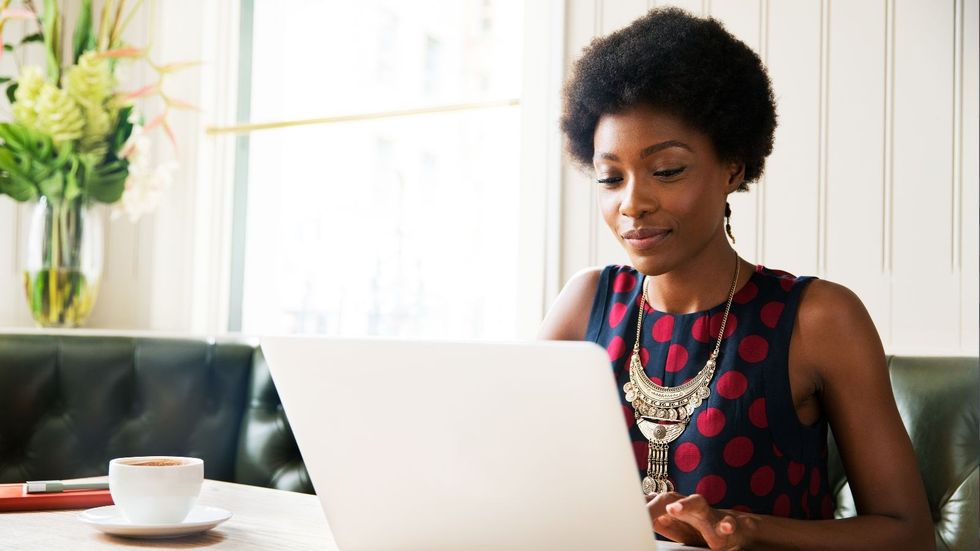 Person on laptop