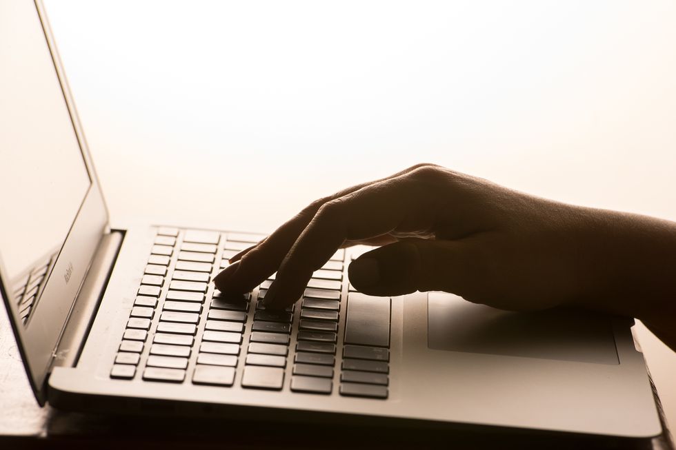 Person on laptop