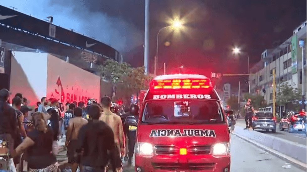 One dead and at least 60 injured after ‘structural collapse’ at Peruvian football stadium