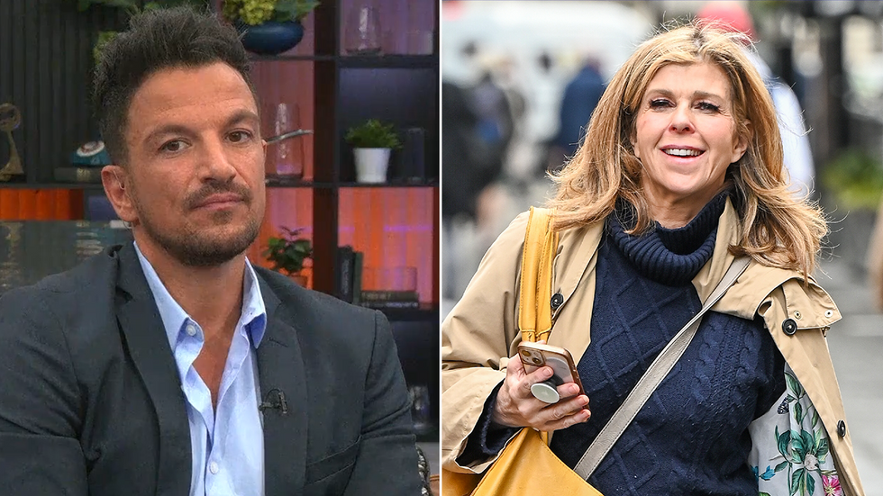 Peter Andre and Kate Garraway