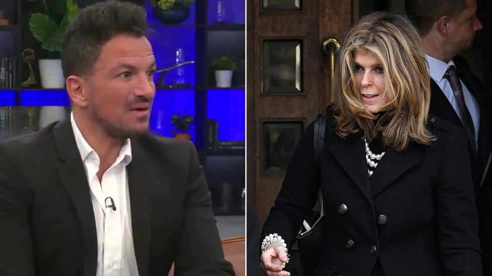 Peter Andre and Kate Garraway