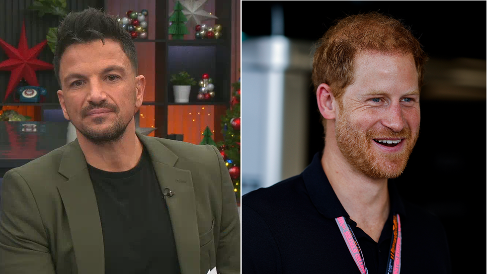 Peter Andre and Prince Harry