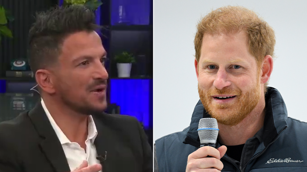Peter Andre and Prince Harry