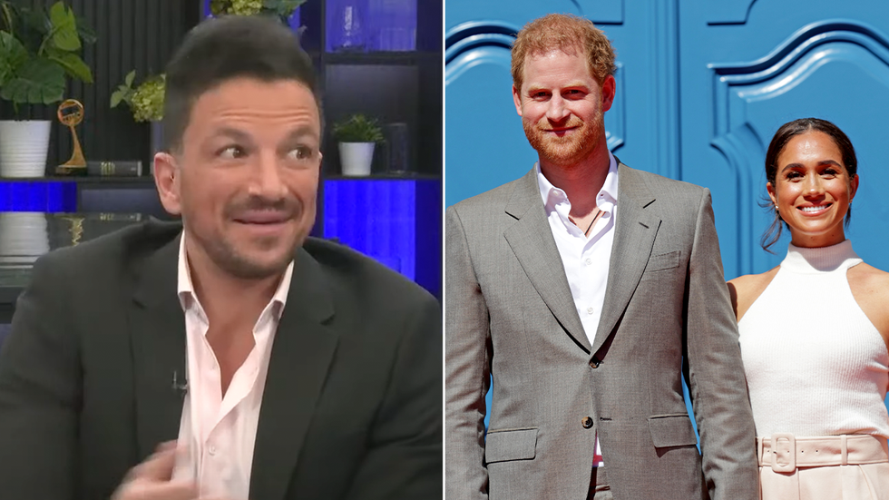 Peter Andre, Prince Harry and Meghan Markle