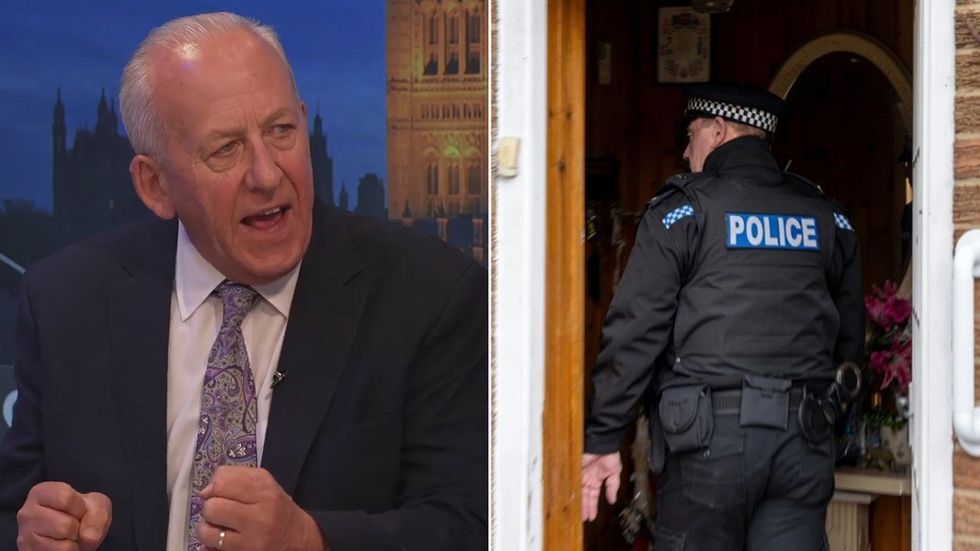 Peter Bleksley, stock image of police officer