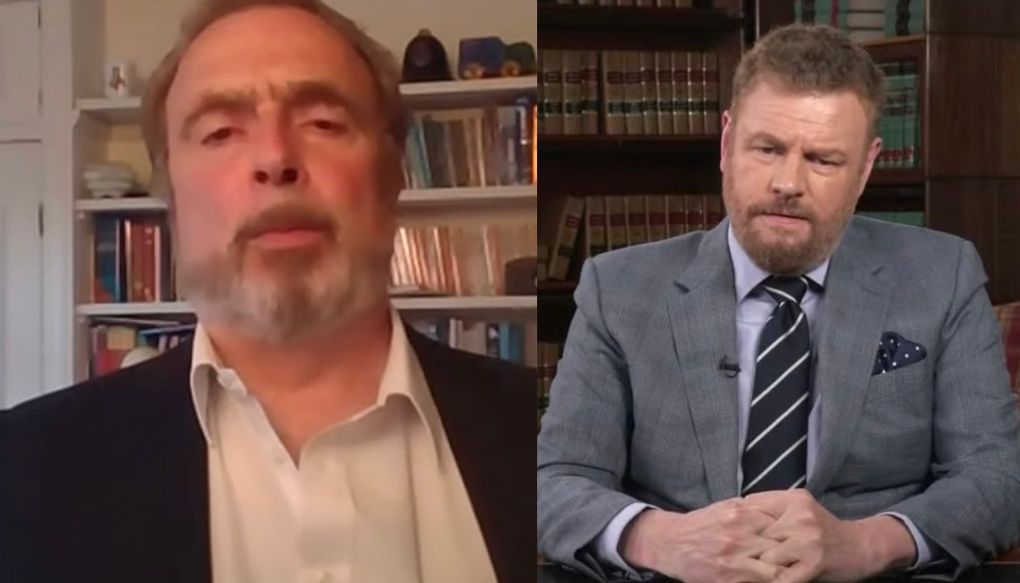 Peter Hitchens speaking to Mark Steyn