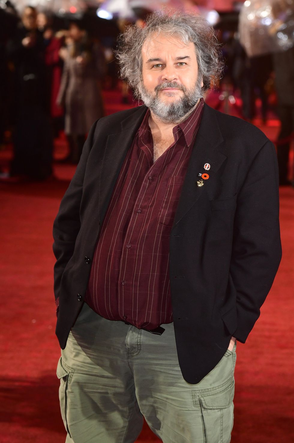 Peter Jackson on the red carpet in Leicester Square