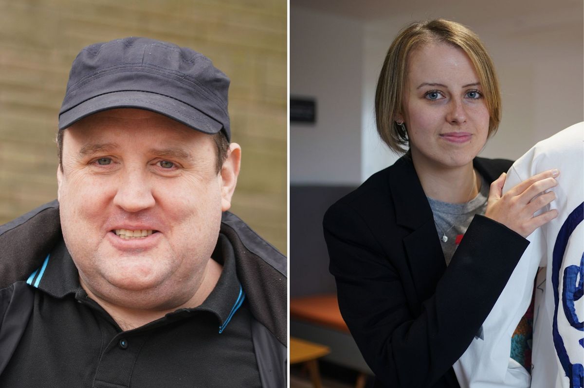 Peter Kay and Laura Nuttall