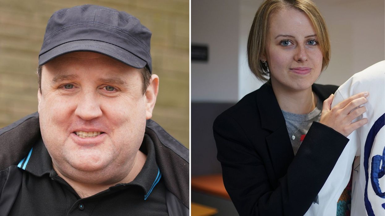 Peter Kay and Laura Nuttall