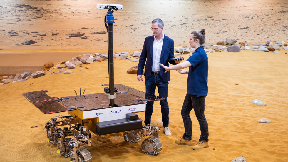 Peter Kyle and Mars rover