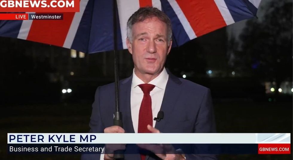 Peter Kyle swipes at Kemi Badenoch in GB News grilling