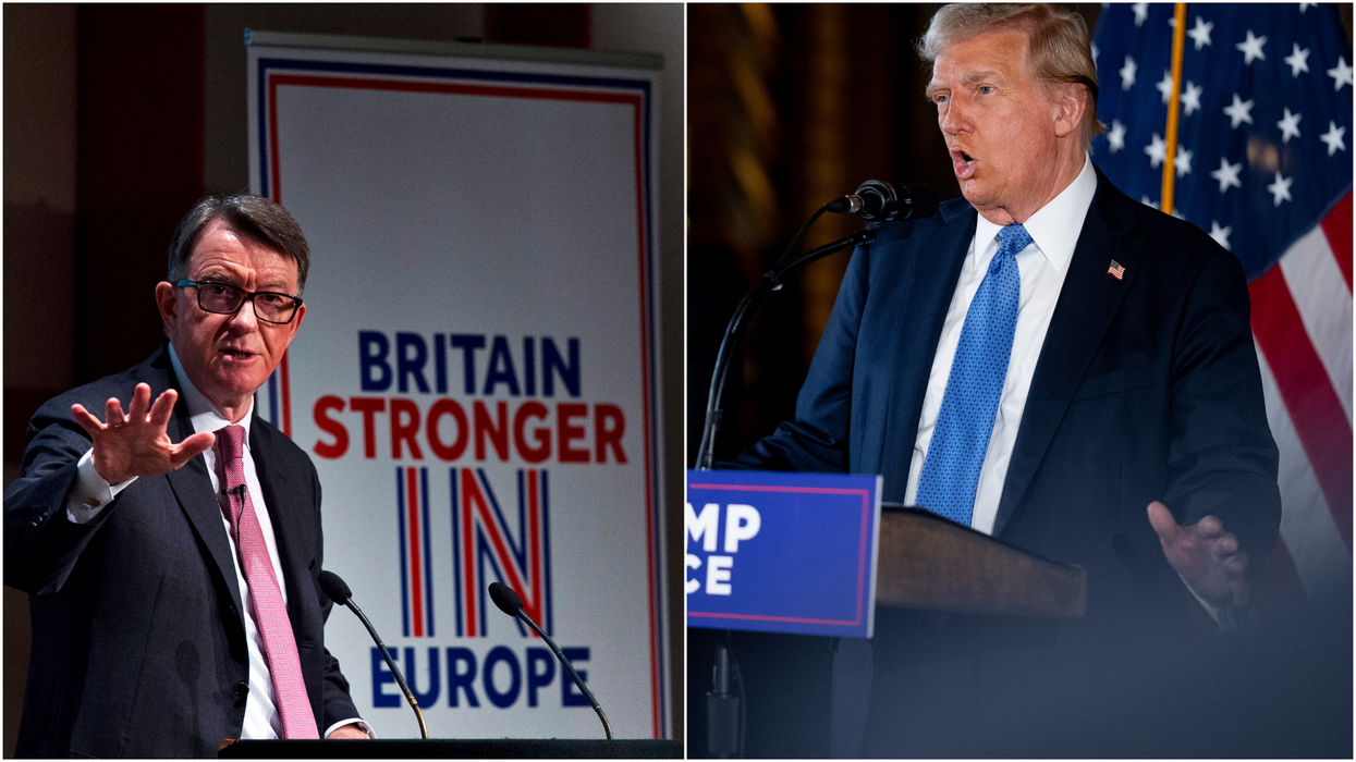 Peter Mandelson and Donald Trump
