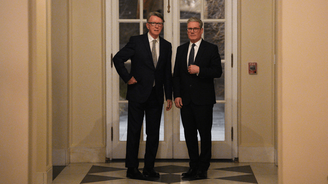 Peter Mandelson and Keir Starmer in Washington DC