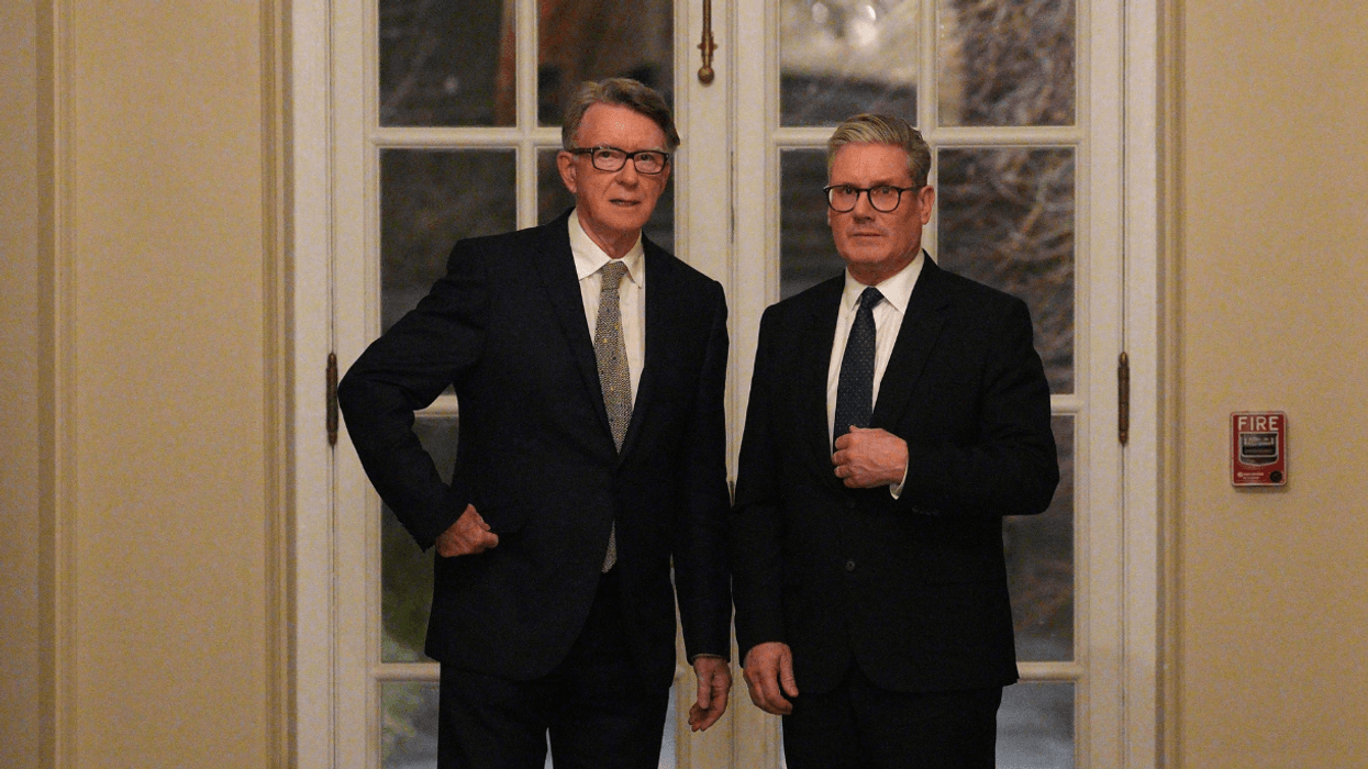 Peter Mandelson and Keir Starmer in Washington DC