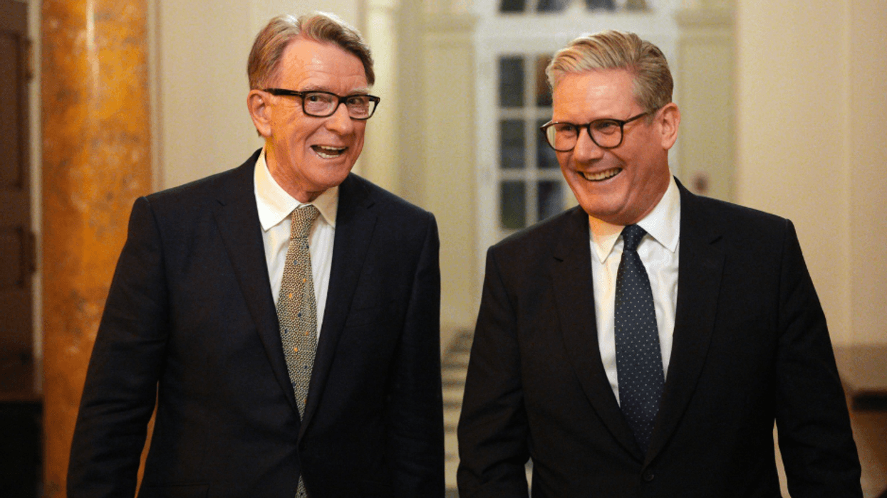 Peter Mandelson and Keir Starmer