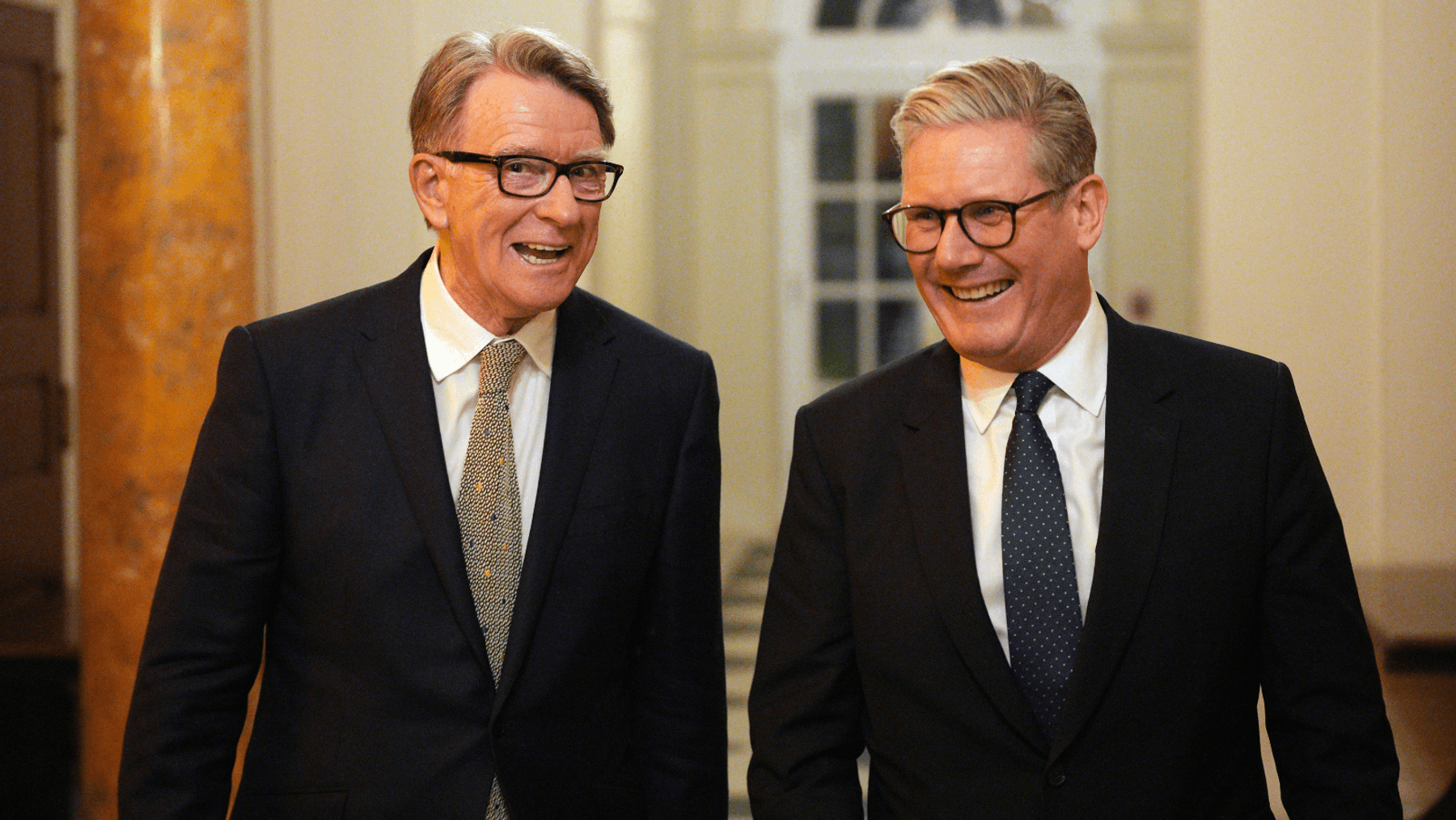 Peter Mandelson and Keir Starmer